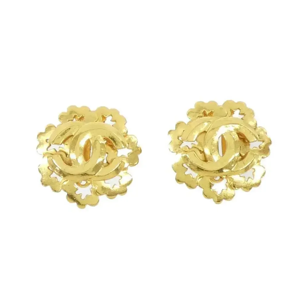 CHANEL Gold Earrings